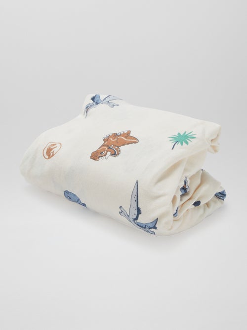 Lenzuolo con angoli 'Jurassic Explorers' - set di 2 - Kiabi Lenzuolo con angoli 'Jurassic Explorers' - set di 2 - Kiabi