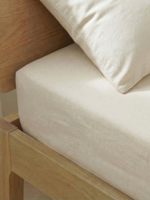 Lenzuolo con angoli matrimoniale (160x200cm) in cotone - Kiabi Home - Kiabi