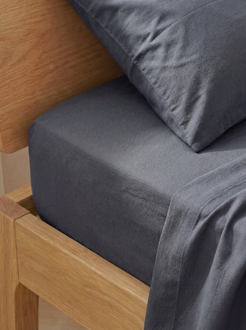 Lenzuolo con angoli matrimoniale (160x200cm) in cotone - Kiabi Home - Kiabi