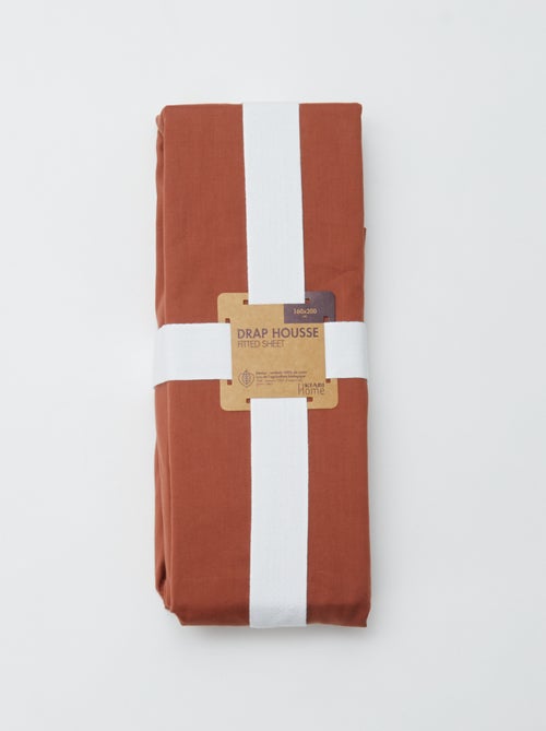 Lenzuolo con angoli matrimoniale (160x200cm) in cotone - Kiabi Home - Kiabi