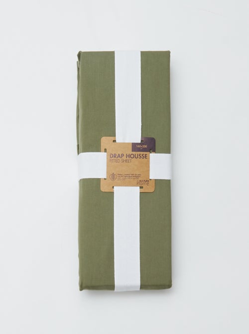 Lenzuolo con angoli matrimoniale (160x200cm) in cotone - Kiabi Home - Kiabi