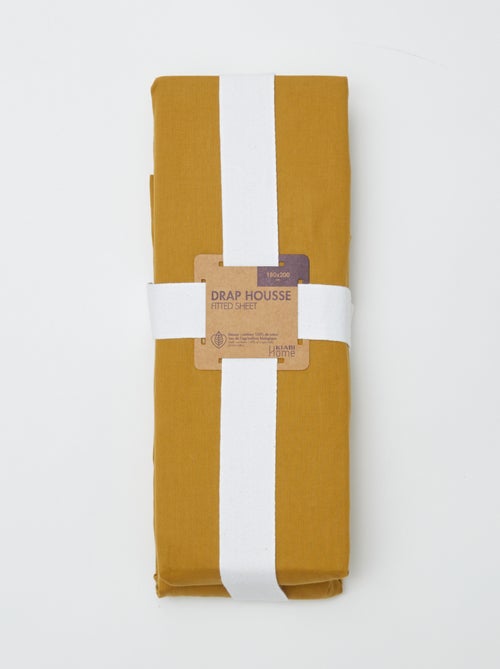 Lenzuolo con angoli matrimoniale (180x200) in cotone - Kiabi Home - Kiabi