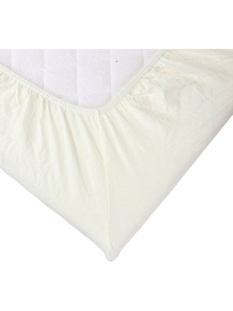 Lenzuolo con angoli OEKO-TEX® STANDARD 100 Beige - Kiabi