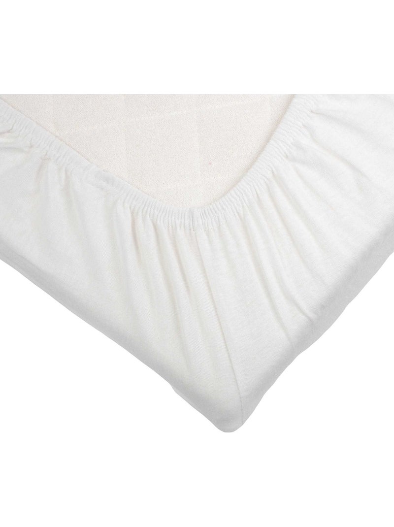 Lenzuolo con angoli oeko-tex® standard 100 Bianco - Kiabi