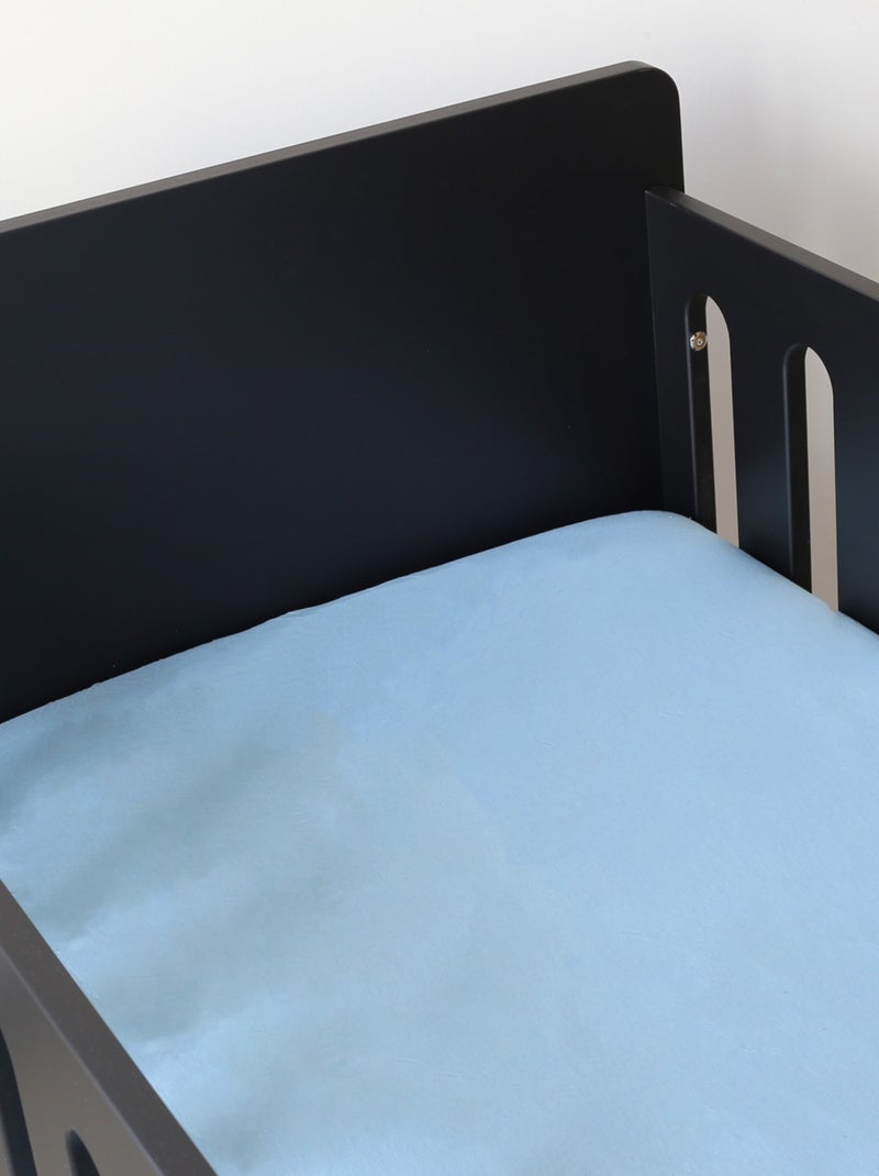 Lenzuolo con angoli OEKO-TEX® STANDARD 100 Blu cielo - Kiabi