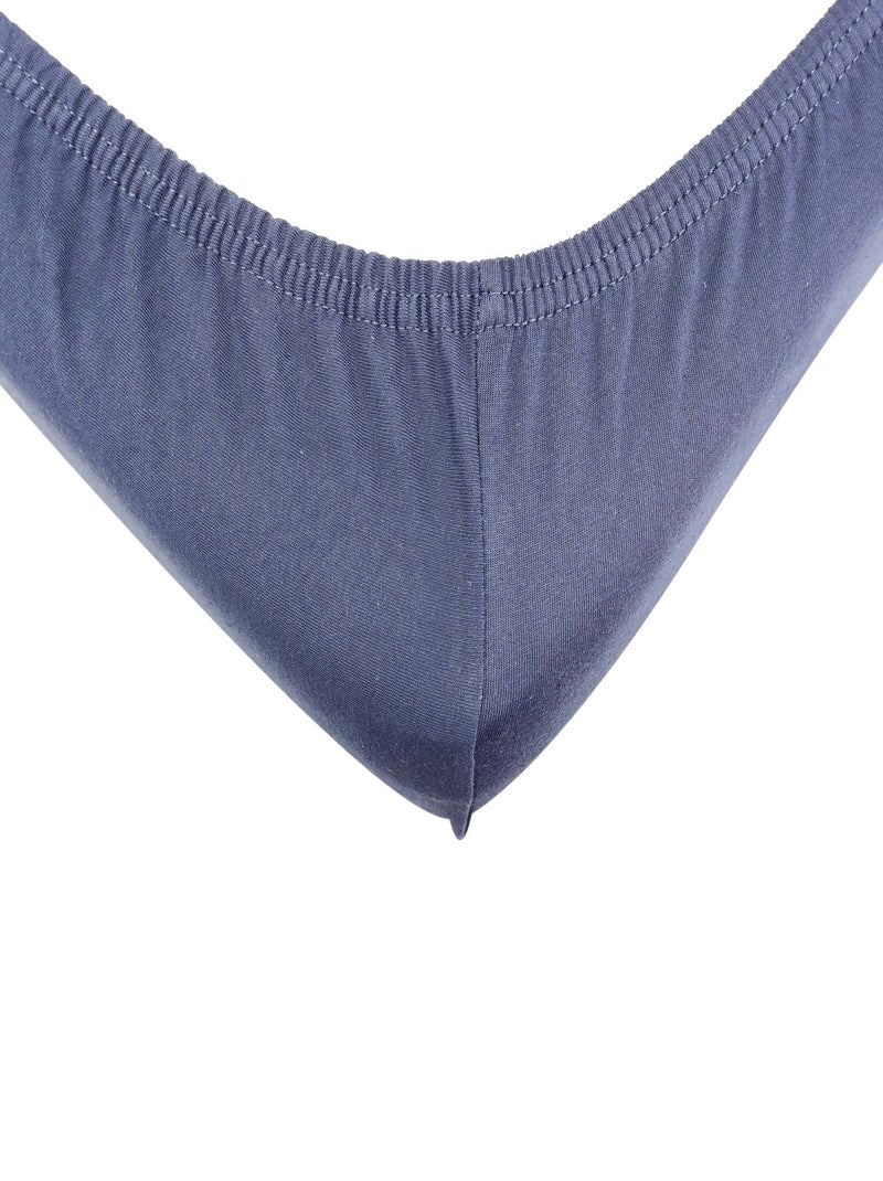 Lenzuolo con angoli oeko-tex® standard 100 Blu marino - Kiabi