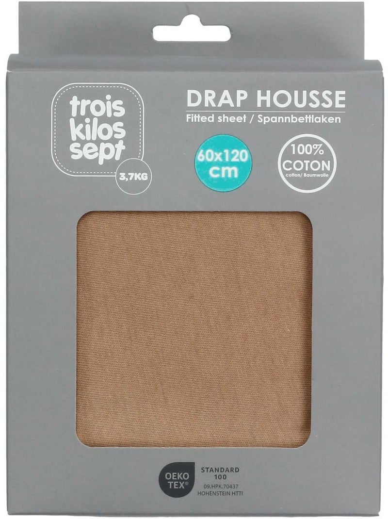 Lenzuolo con angoli OEKO-TEX® STANDARD 100 Cammello - Kiabi