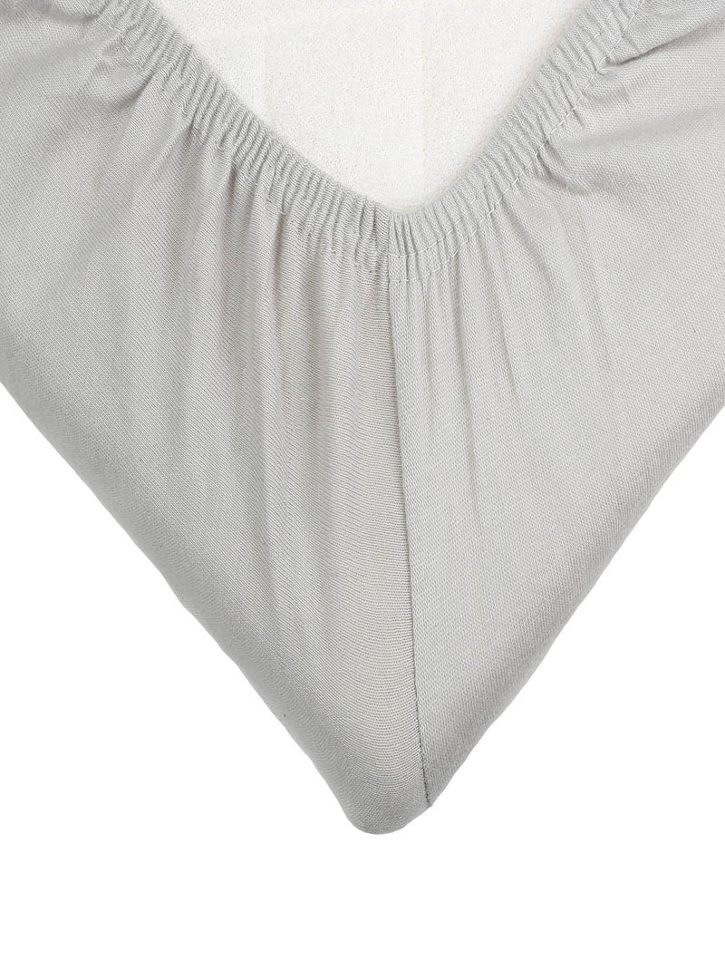 Lenzuolo con angoli oeko-tex® standard 100 Grigio - Kiabi