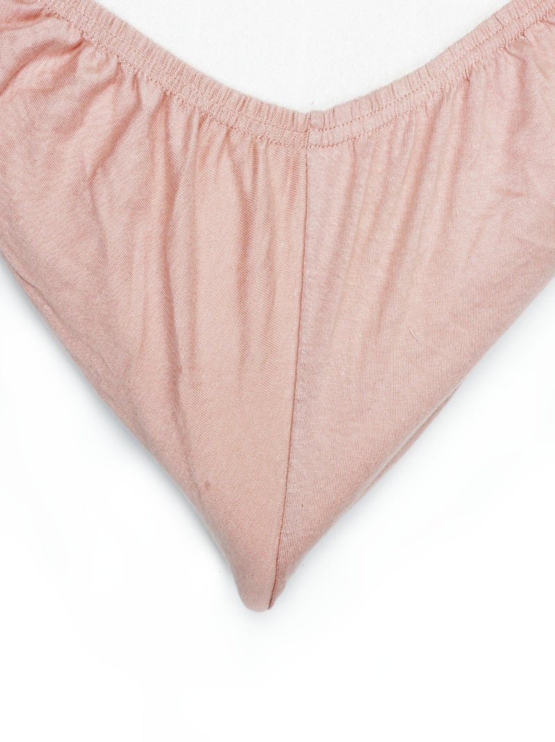 Lenzuolo con angoli OEKO-TEX® STANDARD 100 Rosa antico - Kiabi