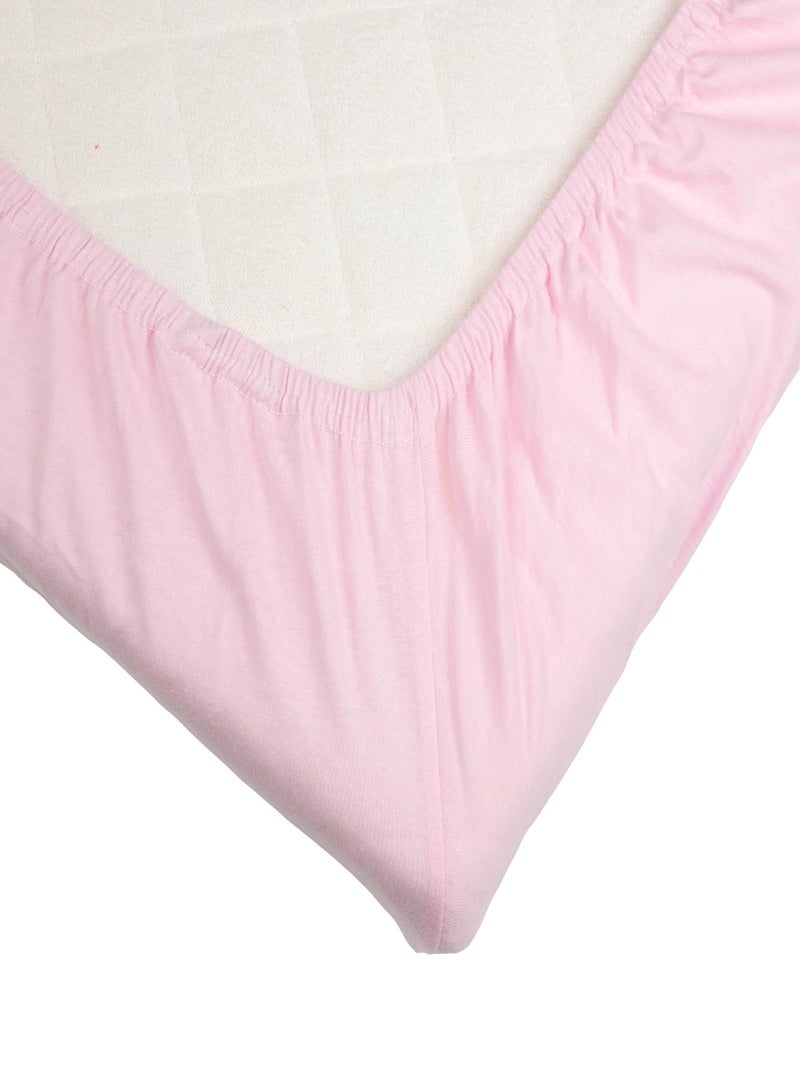 Lenzuolo con angoli OEKO-TEX® STANDARD 100 Rosa - Kiabi