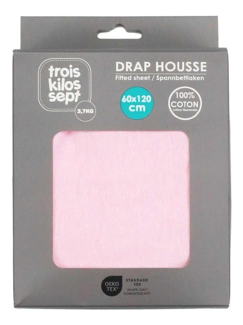 Lenzuolo con angoli OEKO-TEX® STANDARD 100 Rosa - Kiabi
