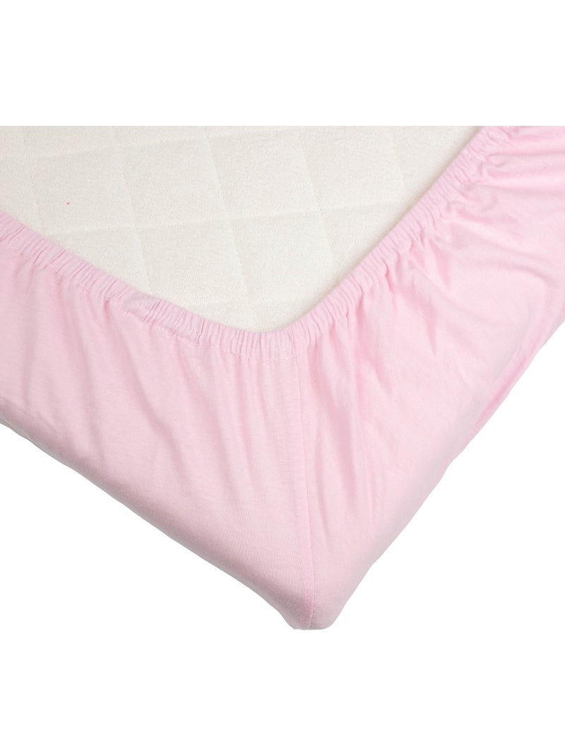 Lenzuolo con angoli OEKO-TEX® STANDARD 100 Rosa pallido - Kiabi