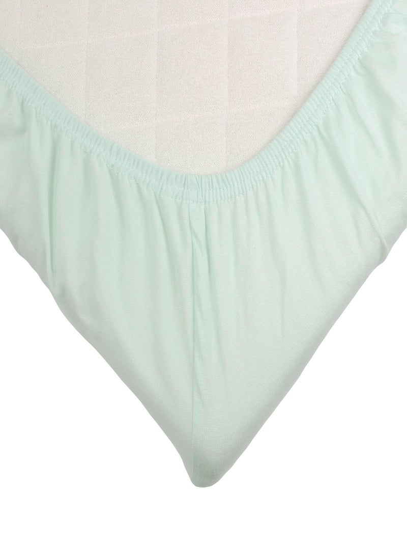 Lenzuolo con angoli OEKO-TEX® STANDARD 100 Verde chiaro - Kiabi