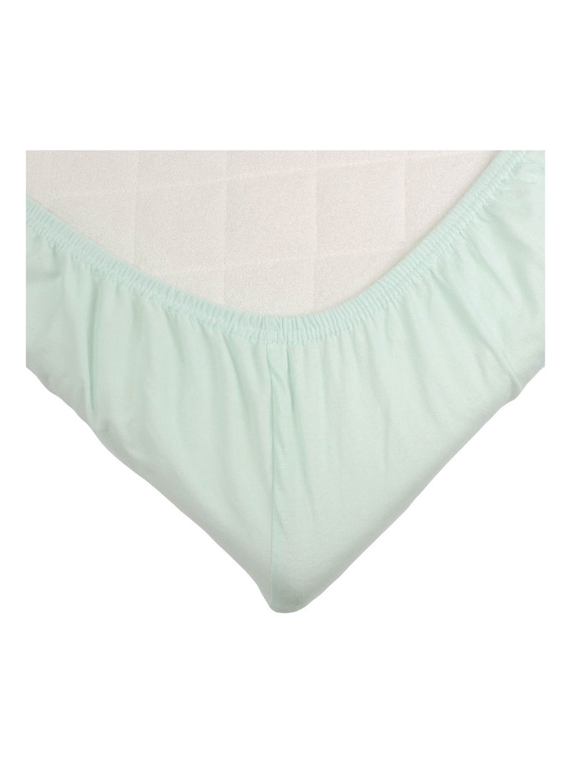 Lenzuolo con angoli OEKO-TEX® STANDARD 100 Verde - Kiabi