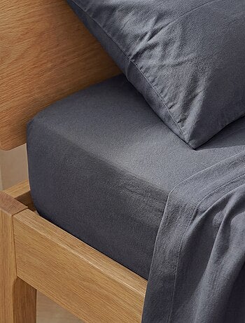 Lenzuolo con angoli 1 persona (90x190) in cotone - Kiabi Home