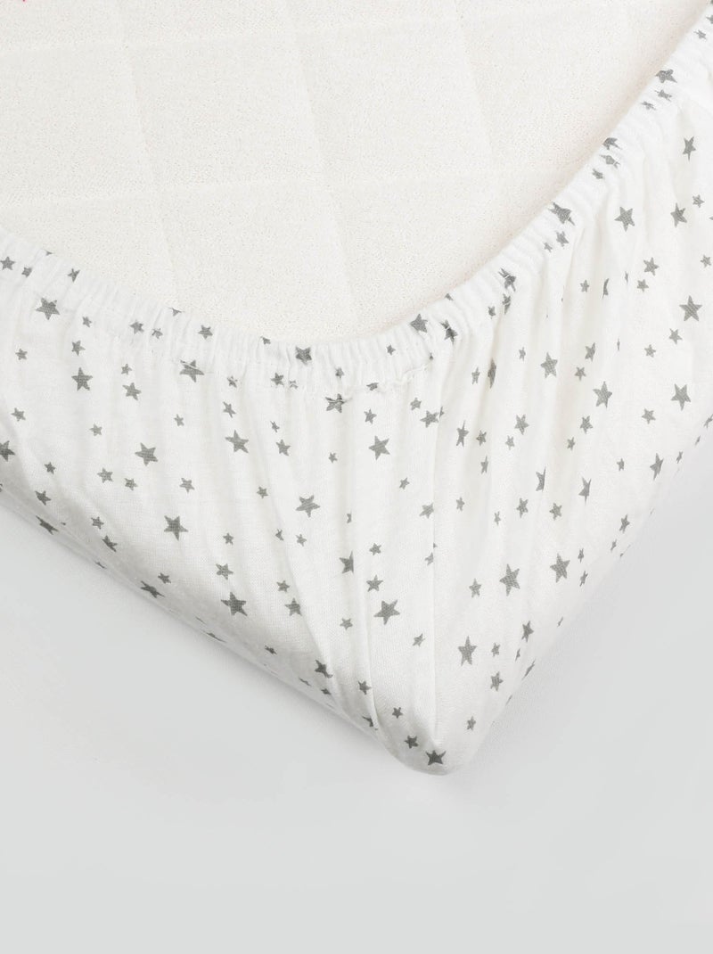 Lenzuolo con angoli per bambini Bianco - Kiabi