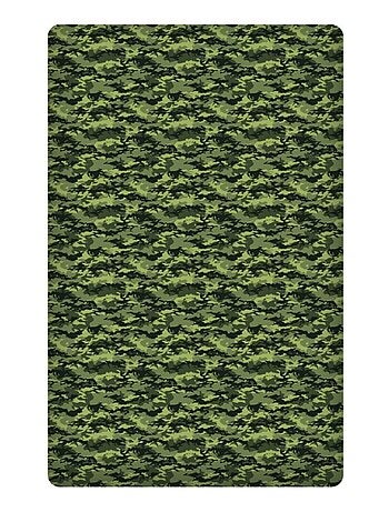 Lenzuolo con Angoli per Bambino Stampato Verde Kaki
