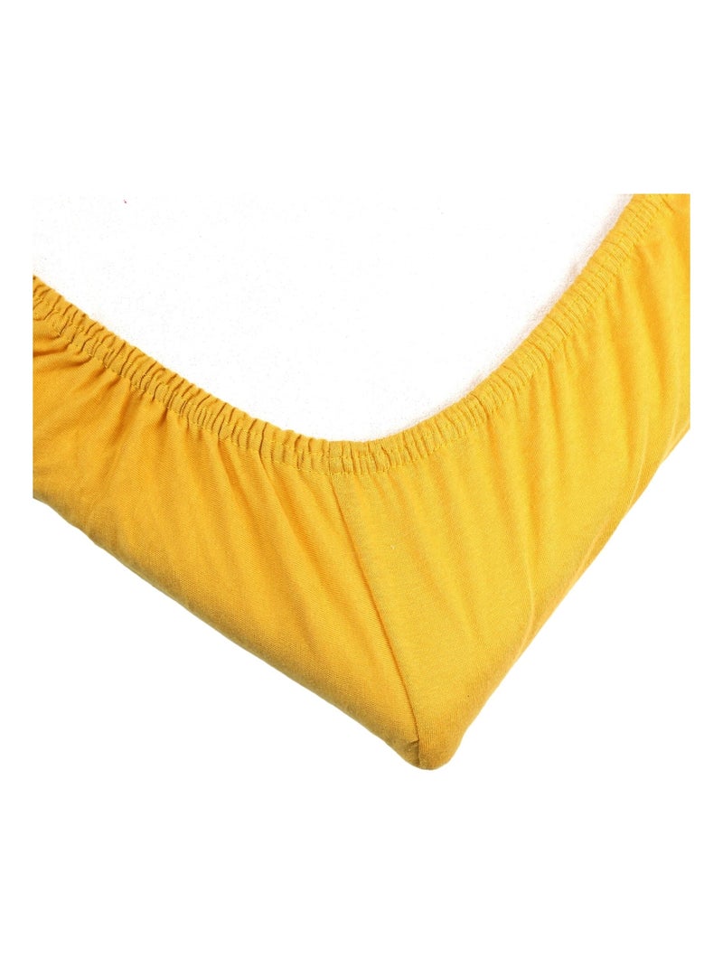 Lenzuolo con angoli per culla Giallo - Kiabi