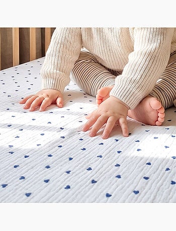Lenzuolo con angoli per culla in cotone | SEVIRA KIDS