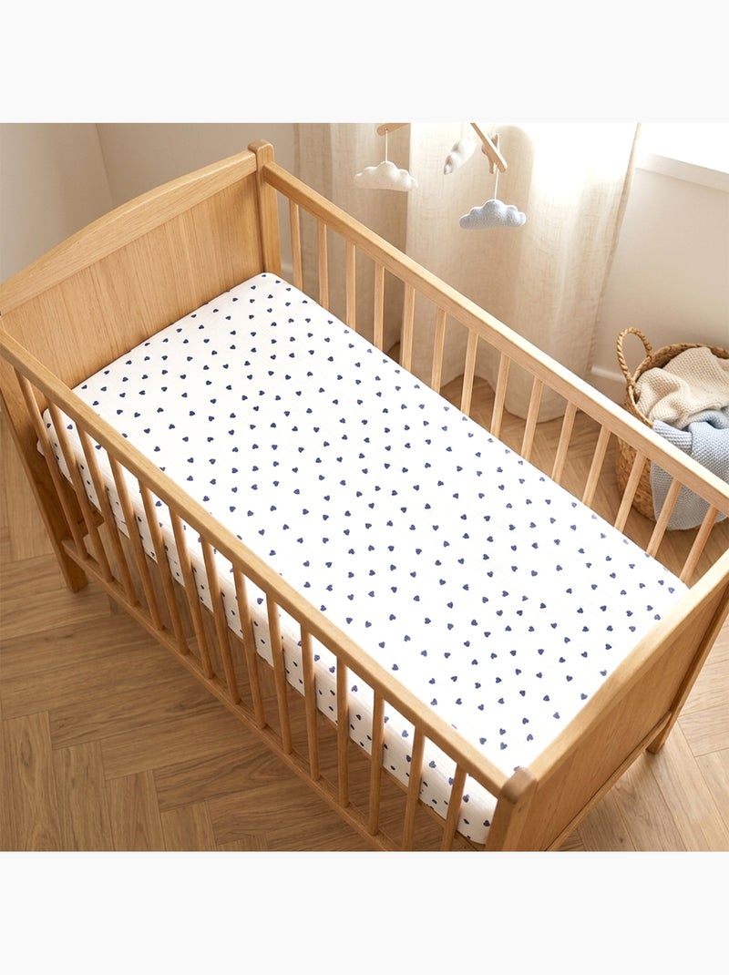 Lenzuolo con angoli per culla in cotone | SEVIRA KIDS Blu - Kiabi