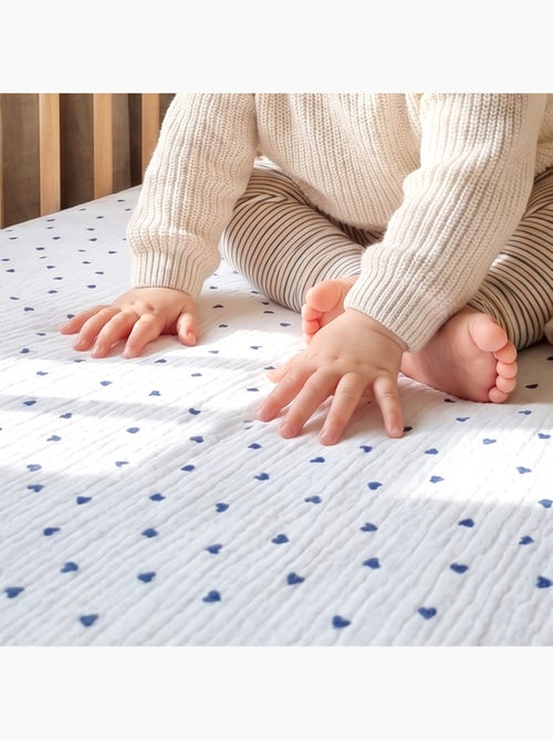 Lenzuolo con angoli per culla in cotone | SEVIRA KIDS - Kiabi