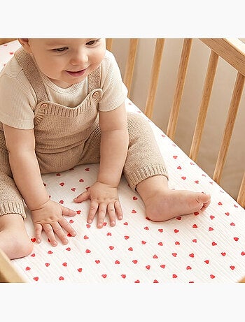 Lenzuolo con angoli per culla in cotone | SEVIRA KIDS