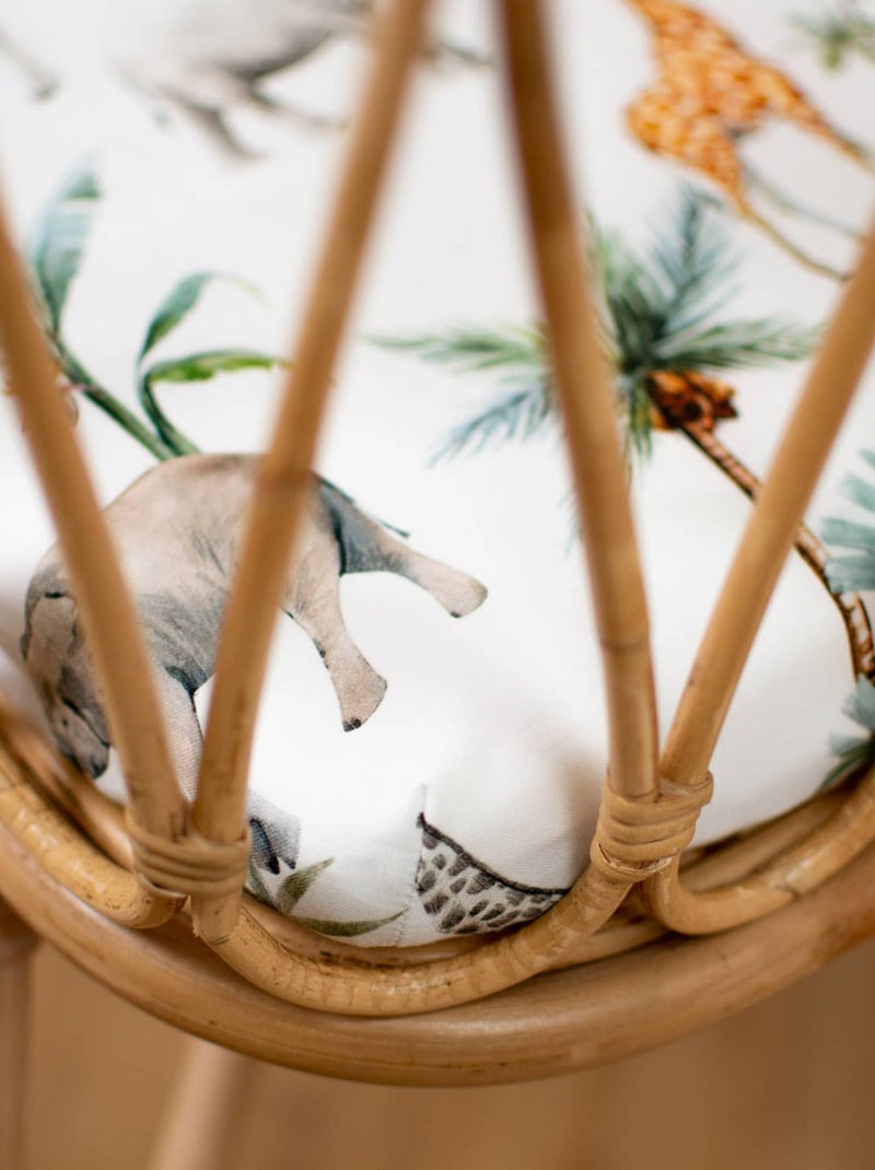 Lenzuolo con angoli per culla in cotone | SEVIRA KIDS Verde acqua - Kiabi