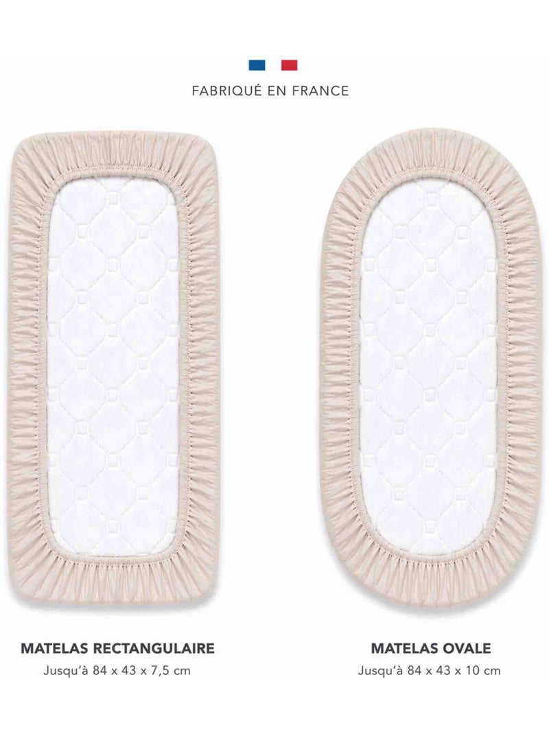 Lenzuolo con angoli per culla in garza di cotone | sevira kids | sevira kids Beige - Kiabi