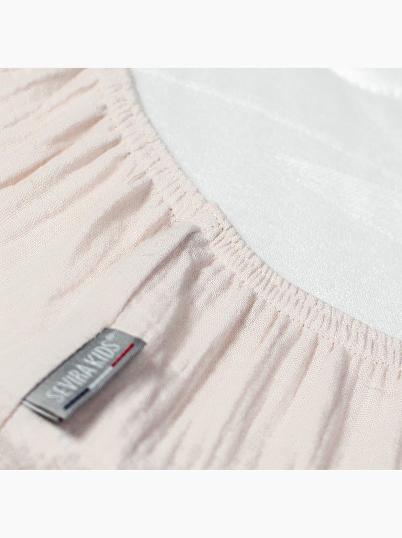Lenzuolo con angoli per culla in garza di cotone | sevira kids | sevira kids Beige - Kiabi