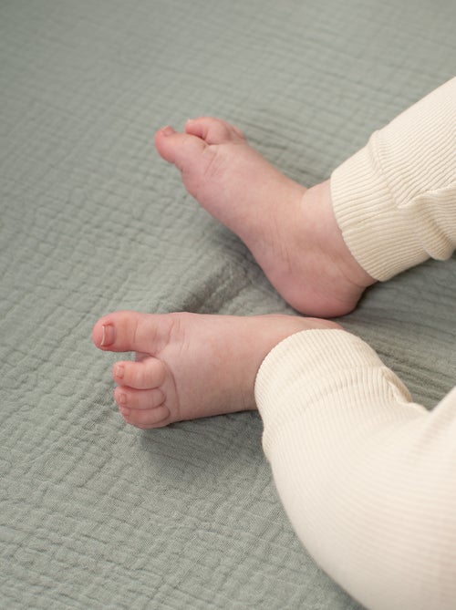 Lenzuolo con angoli per culla in garza di cotone | SEVIRA KIDS - Kiabi