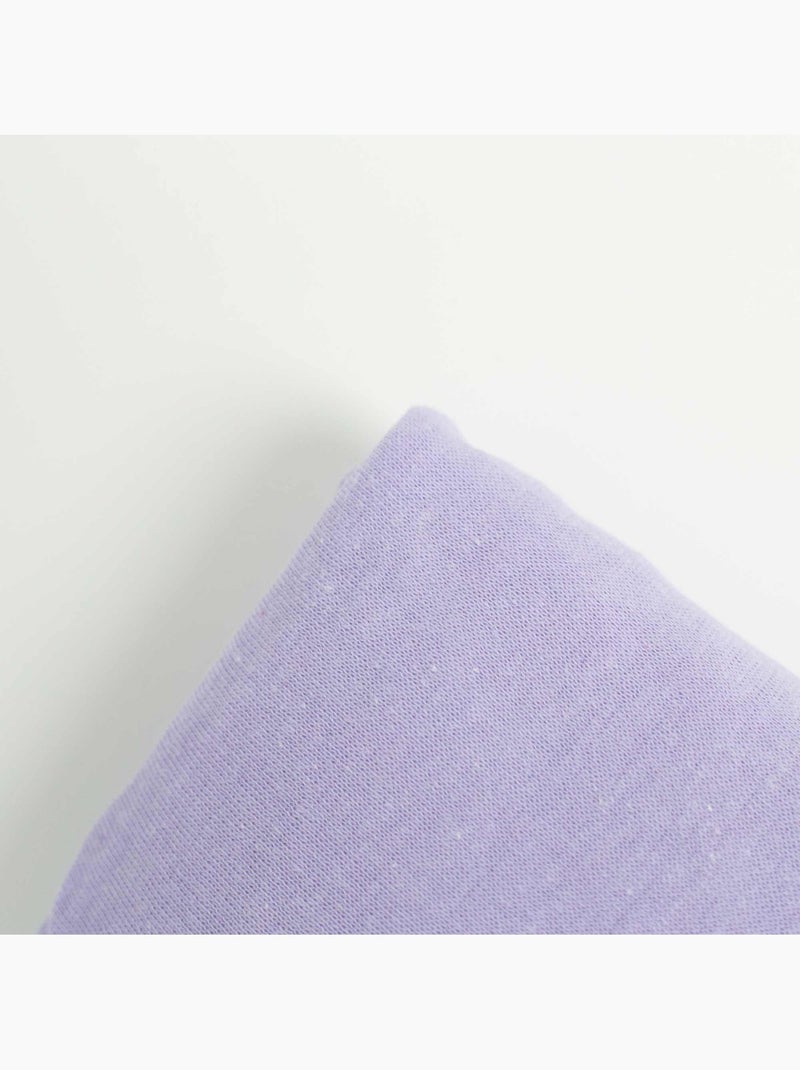 Lenzuolo con angoli per culla Malva lilla - Kiabi