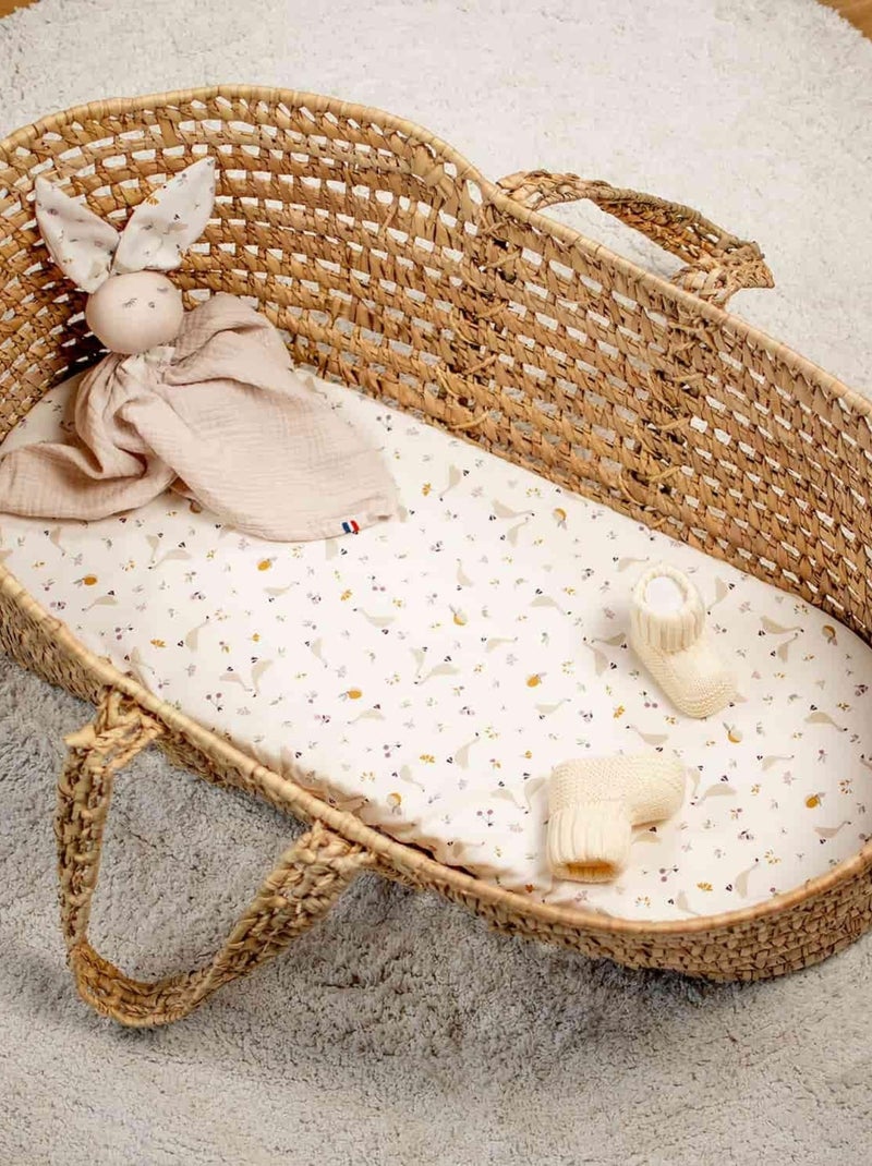 Lenzuolo con angoli per culla ovale in cotone per neonato | sevira kids | sevira kids Beige - Kiabi