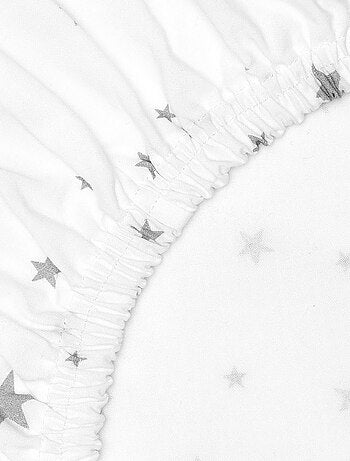 Lenzuolo con angoli per culla ovale in cotone per neonato | sevira kids | sevira kids