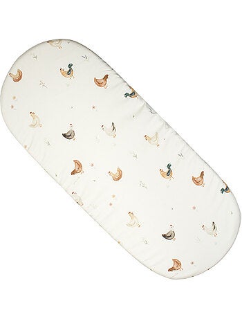 Lenzuolo con angoli per culla ovale in cotone per neonato | sevira kids | sevira kids