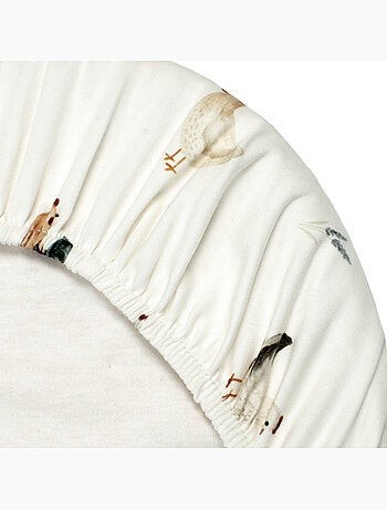 Lenzuolo con angoli per culla ovale in cotone per neonato | sevira kids | sevira kids