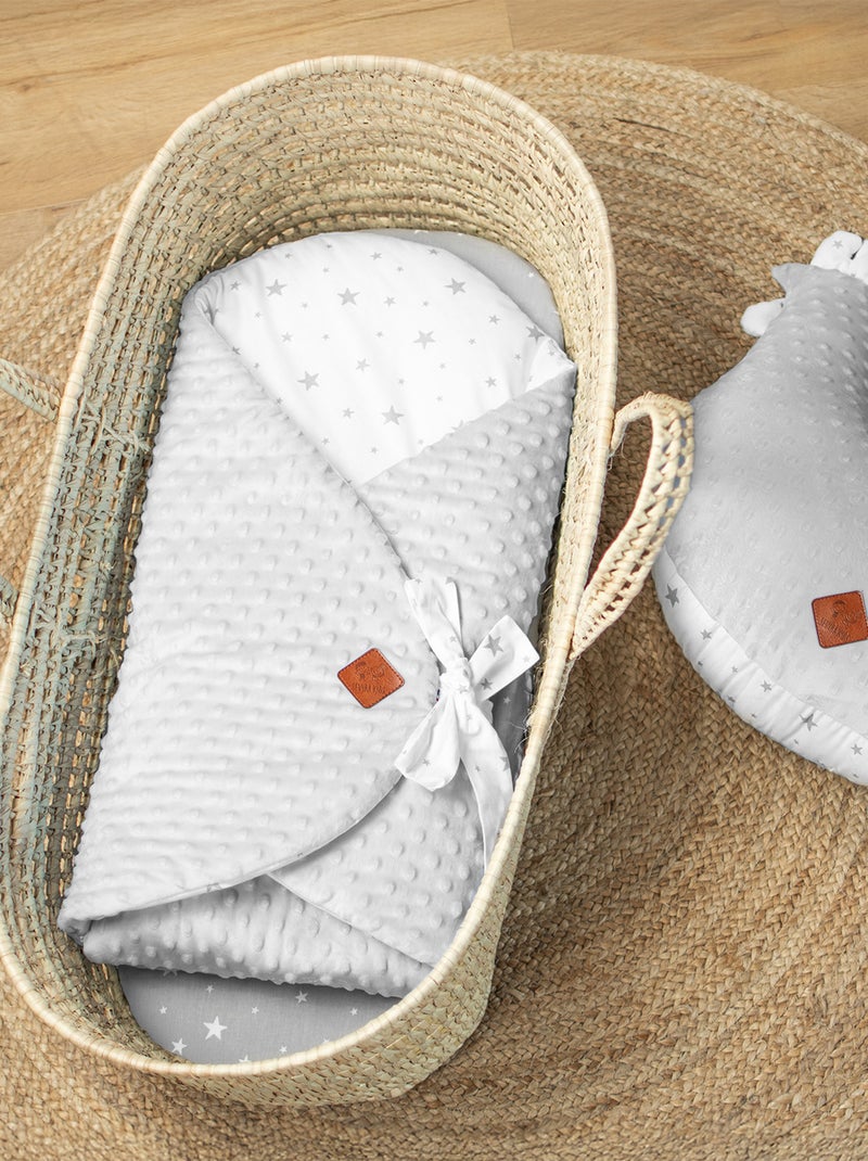 Lenzuolo con angoli per culla ovale in cotone per neonato | sevira kids | sevira kids Grigio - Kiabi