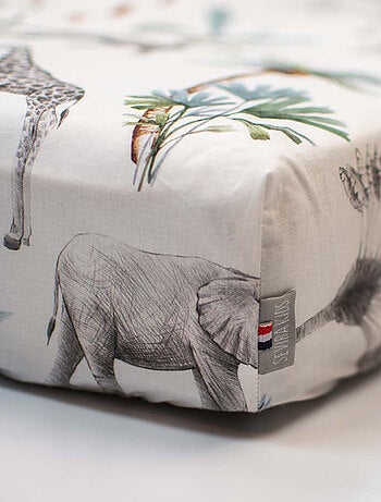 Lenzuolo con angoli per culla ovale in cotone per neonato | sevira kids | sevira kids