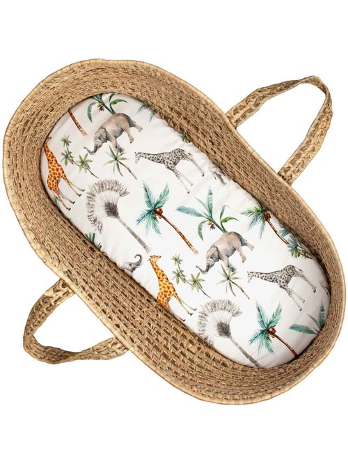 Lenzuolo con angoli per culla ovale in cotone per neonato | SEVIRA KIDS - Kiabi