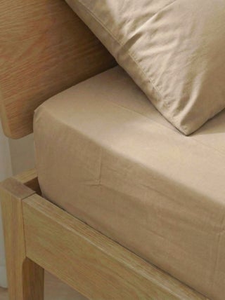 Lenzuolo con angoli per letto matrimoniale (180x200) in cotone - Kiabi Home