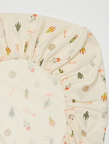 Lenzuolo con angoli 1 persona 90 x 190 cm in cotone - Kiabi Home