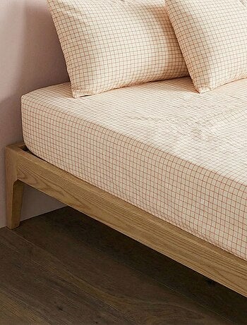 Lenzuolo con angoli 1 persona 90 x 190 cm in cotone - Kiabi Home
