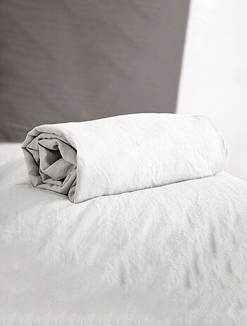 Lenzuolo con angoli tinta unita - 1 o 2 persone / 90x190 / 140x190 / 160x200