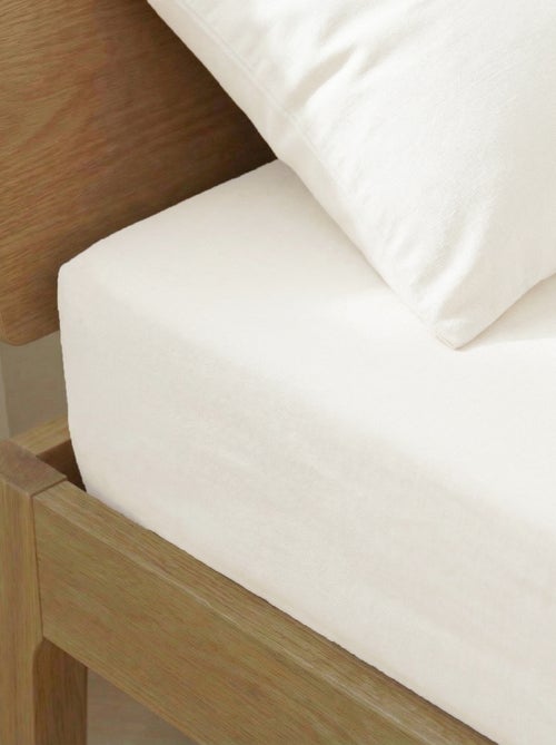 Lenzuolo con angoli tinta unita 140 x 200 cm - Kiabi