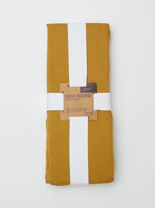 Lenzuolo con angoli tinta unita 140 x 200 cm - Kiabi