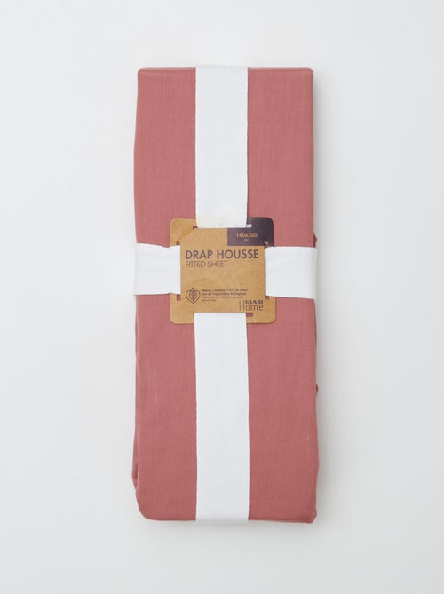 Lenzuolo con angoli tinta unita 140 x 200 cm - Kiabi