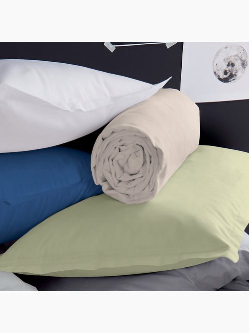 Lenzuolo da camera in sateen di cotone tinta unita - Kiabi