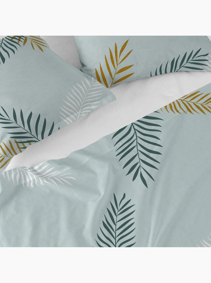 Lenzuolo Foliage mint "Happyfriday" Multicolore - Kiabi