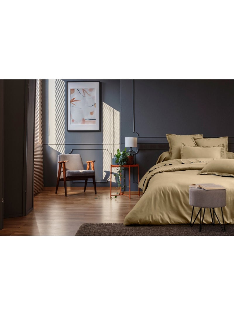 Lenzuolo in raso di cotone Beige - Kiabi