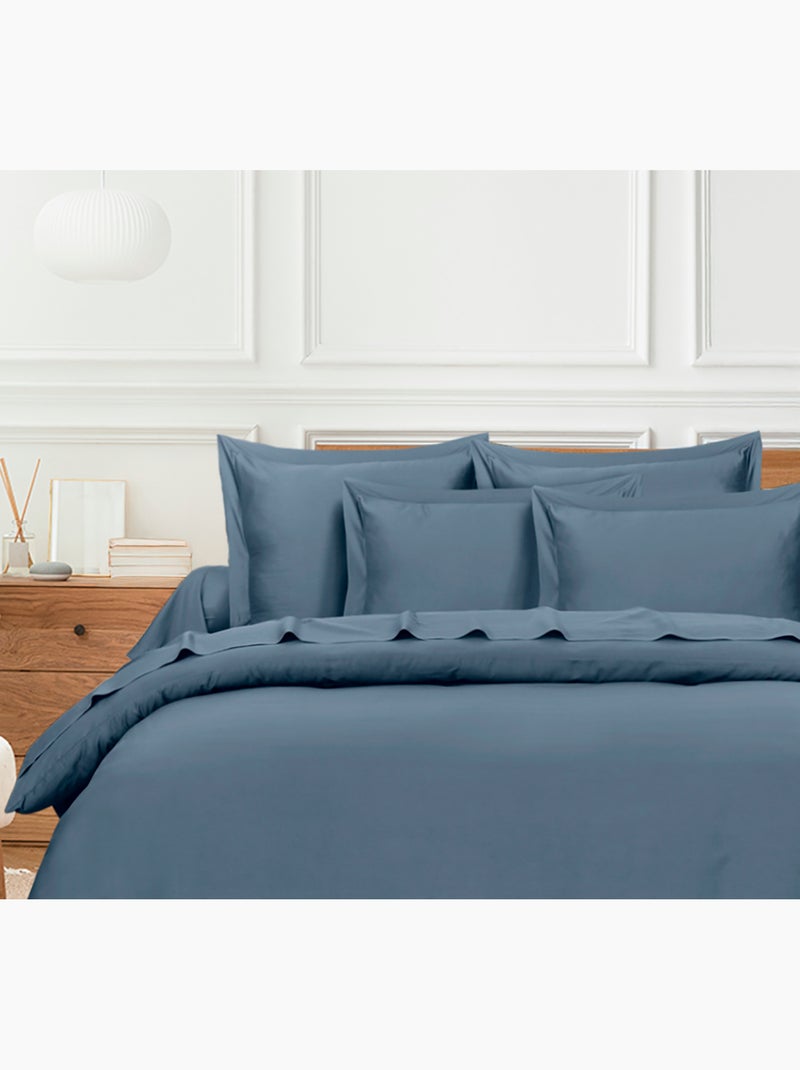 Lenzuolo in raso di cotone Blu - Kiabi