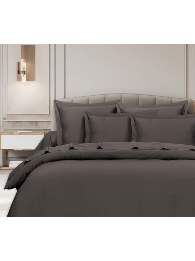 Lenzuolo in raso di cotone Grigio antracite - Kiabi